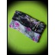 Cream zippered purse floral print