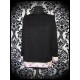 Black loose sweater pink details - size M to XL