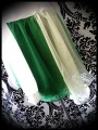 Haut crème doré dos mousseline vert - taille M/L
