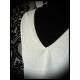 Haut crème doré dos mousseline vert - taille M/L