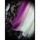 Robe prune mousseline - taille M