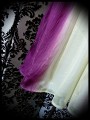 Plum dress with muslin - size M