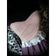 Robe bustier vieux rose prune détail dentelle écrue - taille XS/S