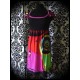 Black dress with lace details sunset psyche print - size S/M