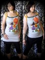 Tunic top Threadless deer and trees print - size M/L