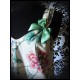 Robe trapèze à poches écrue motif floral - taille S/M