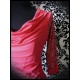 Red draped top zebra print - size M/L