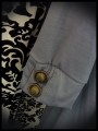 Grey draped dress - size S/M