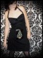 Black halter dress LED Christmas tree - size S/M