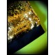 Black bag clutch gold/black reversible sequins