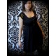 Black dress gold/black reversible sequins - size S/M