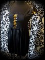 Black dress gold/black reversible sequins - size S/M