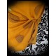 Mustard yellow dress with black dots - size S/M