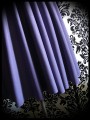 Purple dress black lace details - size M/L