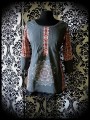 Grey top aztec details mandala print - size M/L