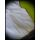 White wiggle dress faux crop top - size S/M