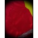 Robe droite rouge faux crop top - taille M/L