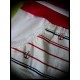 Blue white red top anchors print red belt - size L