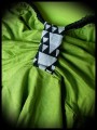 Lime green top with multi straps - size S/M