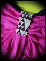 Hot pink top with multi straps - size M/L