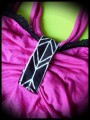 Hot pink maxi dress with multi straps - size M/L