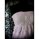 Pale pink strapless dress adjustable length - size S/M