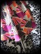Bustier à poches motif multicolore détails noirs - taille S/M