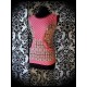 Tank top w/ pocket aztec print striped details - size M/L