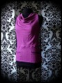 Pink draped top with pockets - size S/M