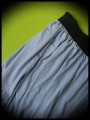 Blue bubble draped mini skirt - size S/M