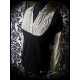 Black layered top w/ light grey shirt - size M/L