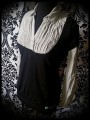 Black layered top w/ light grey shirt - size M/L