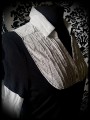 Black layered top w/ light grey shirt - size M/L