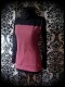 Dust pink sweater w/ cowl neck black glitter details - size S/M