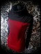 Dark red sweater w/ cowl neck black glitter details - size M/L