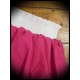 Mini jupe à volants rose vif taille élastiquée - taille S/M 