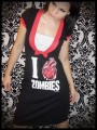 "I love zombies" Robe personnalisée - sur mesure 