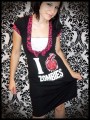 "I love zombies" Robe personnalisée - sur mesure 