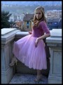 Robe vieux rose tulle rose pâle - taille XS/S