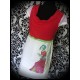 Robe blanche rouge lilas illustration A. Hess (1) - taille S/M