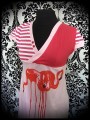 Pink/red dress Flamingo Threadless "Flamenco" - size M/L