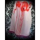 Pink/red dress Flamingo Threadless "Flamenco" - size M/L