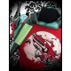 Red/green top Threadless Undead Joyride + scarf - size XS/S