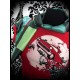 Haut Threadless rouge/vert Undead Joyride + foulard - taille XS/S