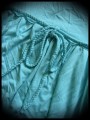 Mint blue/black dress - size S/M