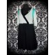 Black/mint/aqua green dress - size S/M