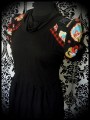 Black top retro Valentine print - size M/L