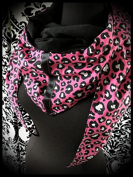 Cleo Leopard Print Scarf