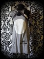 Grey dress black/white sewn-in shrug Threadless - size S/M