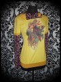 Yellow black plum top Threadless - size S/M